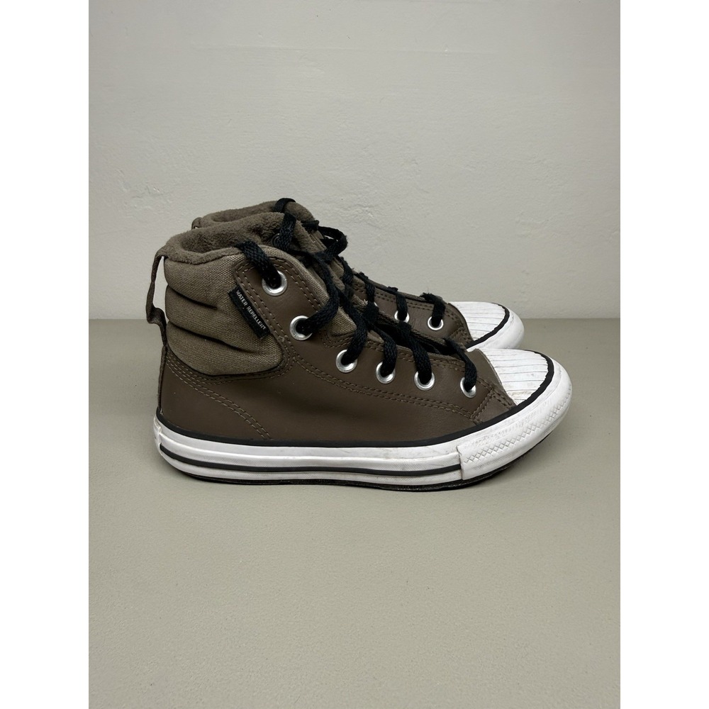 Converse Chuck Taylor Berkshire Kids Boots Fleece Lined Water Repellent Sz 2.5